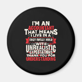 Accountant Gift | I Am An Accountant Magneet (Voorkant)