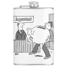 Accountant heeft een client met Giant Piggy Bank
