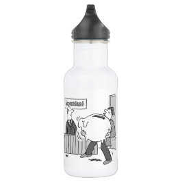 Accountant heeft een client met Giant Piggy Bank Waterfles