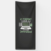 Accountant heeft een draaitabel spandoek (Verticaal)