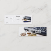 Accountant I-profielkaart Mini Visitekaartje (Voorkant / Achterkant)