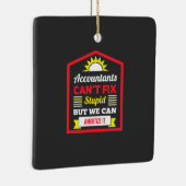 Accountant kan het herstellen keramisch ornament (Rechts)