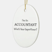 Accountant Keramisch Ornament (Links)