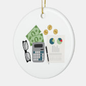 Accountant Keramisch Ornament (Links)