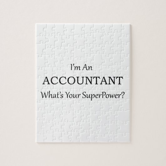 Accountant Legpuzzel (Verticaal)