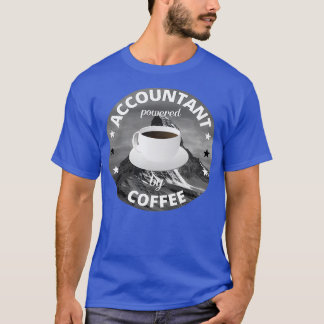 Accountant met Coffee-functietoekenning T-shirt