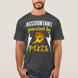 Accountant met Pizza T-shirt