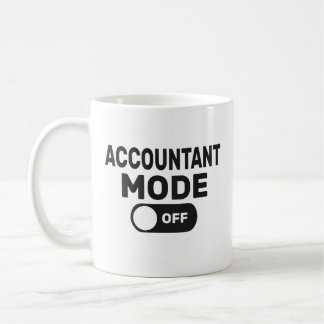 Accountant Mode is uit, Funny Accountant Koffiemok