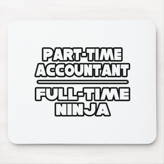 Accountant/Ninja Muismat (Voorkant)