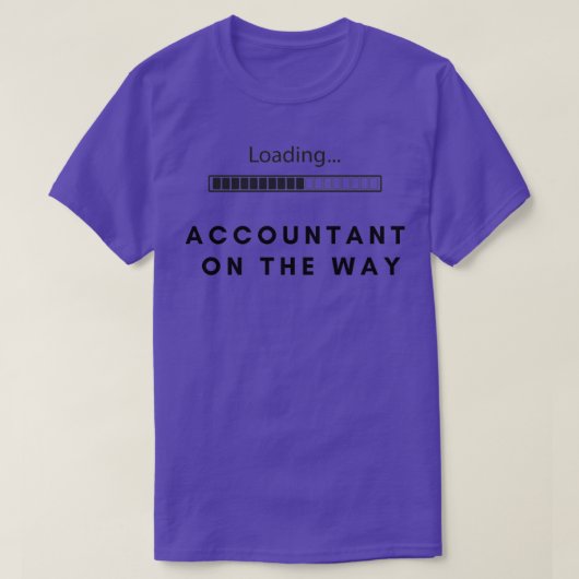 Accountant onderweg t-shirt (Design voorkant)