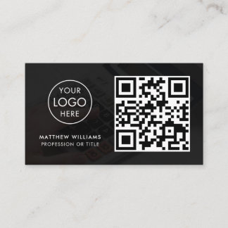 Accountant Professional QR Code Logo Modern Visitekaartje