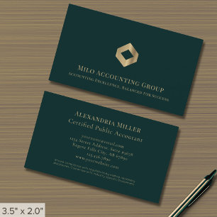 Accountant Professionele Luxe Logo Visitekaartje