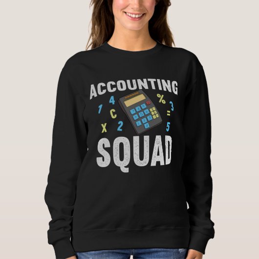 Accountant Squad  for Accounting Crew Trui (Voorkant)