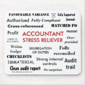 Accountant Stress Reliever - Stress Manager Muismat (Voorkant)