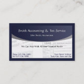 Accountant Tax Preparer Visitekaartje (Voorkant)