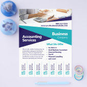 Accountant Tax Returns Tear Off Flyer Template (Enkel)