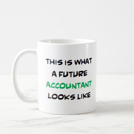 accountant, toekomst koffiemok (Links)