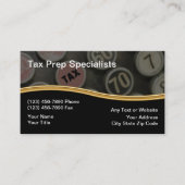 Accountant Unieke Visitekaartjes (Voorkant)