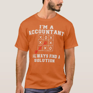 Accountant vindt altijd de oplossing TaaktitelAcco T-shirt