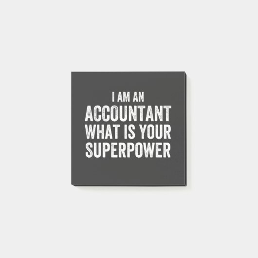 accountant What is your Superpower Post-it® Notes (Voorkant)