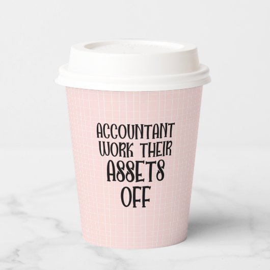 Accountant Work Their Assets Off Papieren Bekers (Links)