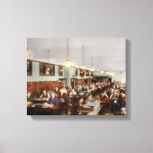 Accountant - Workaholic 1923 Canvas Afdruk (Voorkant)
