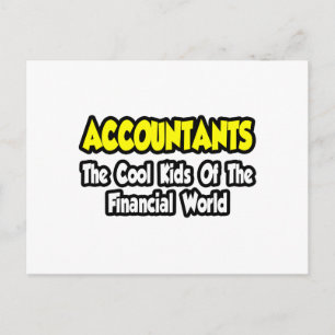 Accountants...Cool Kind van de financiële wereld Briefkaart