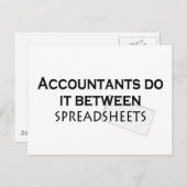 Accountants doen het! briefkaart (Voorkant / Achterkant)