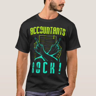 Accountants Rock Accountinga Season Numbers funny T-shirt