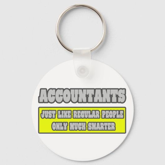 Accountants... veel slimmer sleutelhanger (Voorkant)