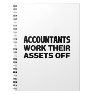 Accountants werken hun activa af notitieboek