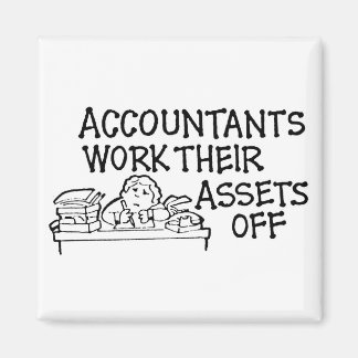 Accountants werken hun activa van Magnet Magneet