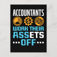 Accountants werken met hun middelen van grappige C