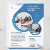Accounting and Bookkeeping Service Flyer Template (Devant)