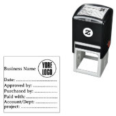 Accounting AP Project Invoice Processing Approval  Zelfinktende Stempel (In situ)