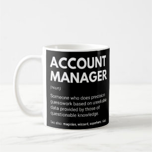 Accountmanager Grappige Werk Definitie Koffiemok