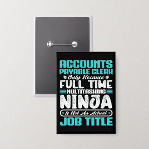 Accounts Payable Clerk Job Titel Beroep Vaardighed Button