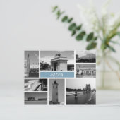 Accra bw briefkaart (Staand voorkant)