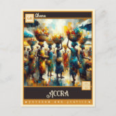Accra, Ghana | schilderij Briefkaart (Voorkant)