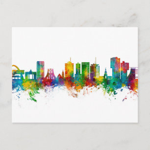 Accra Ghana Skyline Briefkaart