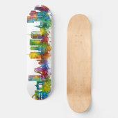 Accra Ghana Skyline Skateboard (Voorkant)