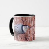 Accrochage dans la tasse d'oiseau de sittelle (Devant gauche)
