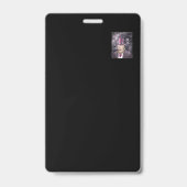 Accroché à Hyde badge noir vertical petit Hyde (Avant)