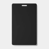 Accroché à Hyde badge noir vertical petit Hyde (Arrière)