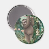 Accroché là - Aimant à fentes (Recto/Verso)