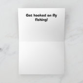 Accroché sur la pêche de mouche - carte (Intérieur)