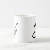 Accroché sur la pêche - tasse de café d'amusement (Centre)