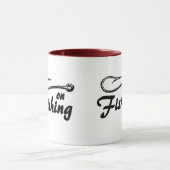 Accroché sur la tasse de pêche (Centre)