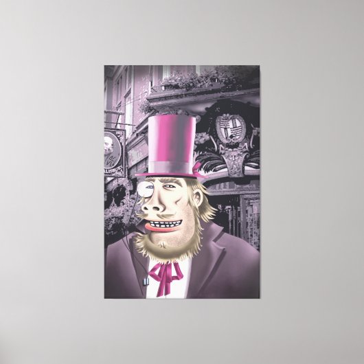 Accrochement avec l'impression de toile Hyde (Recto)