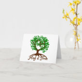 Accrocher une carte de note d'arborescence (Fleur jaune)